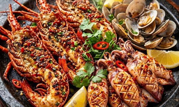 Đánh thức vị giác với hải sản tươi sống