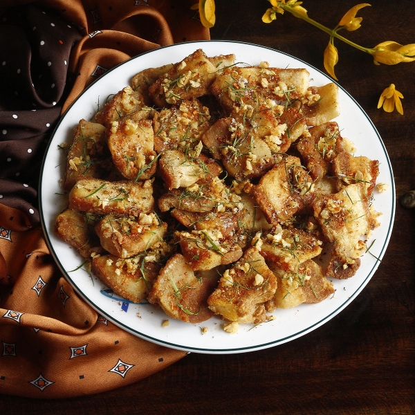 Tóp mỡ cháy tỏi