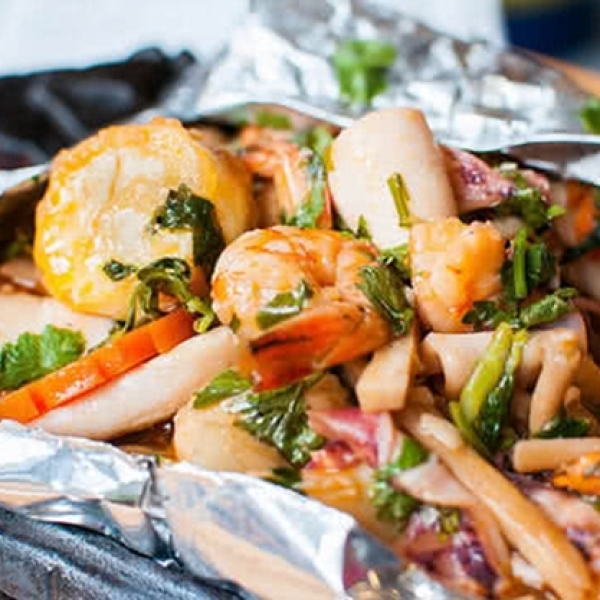 Đậu hũ khói lừa hải sản