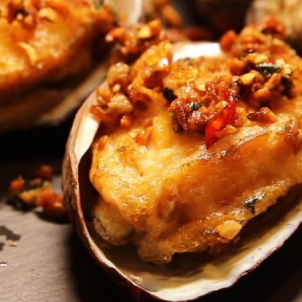 Bào ngư Hàn Quốc cháy tỏi