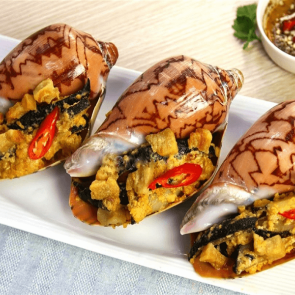 Ốc giác cháy tỏi