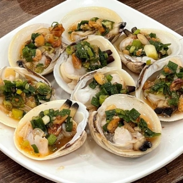 Sò tộ nướng mỡ hành