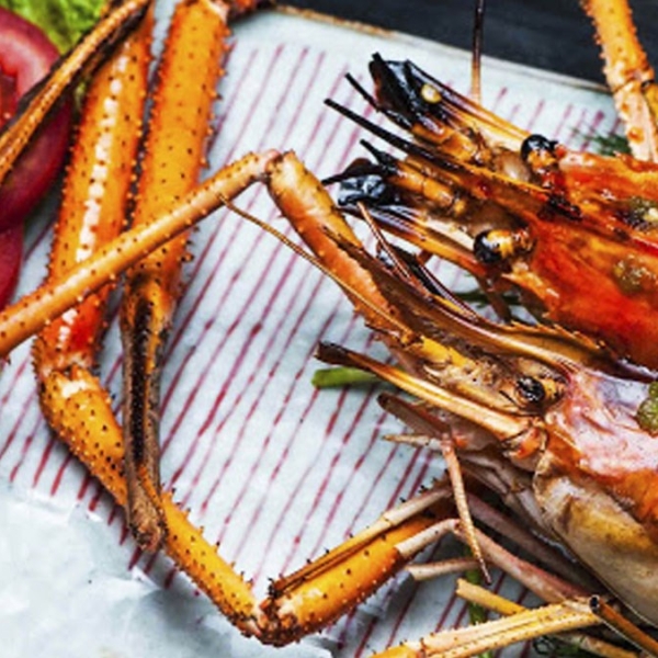 Tôm càng càng xanh nướng muối ớt